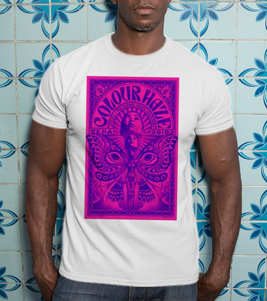 Colour Haze Vera Groningen Netherlands Feb 20 2025 Josiah The Rubber Snake Charmers T-Shirt