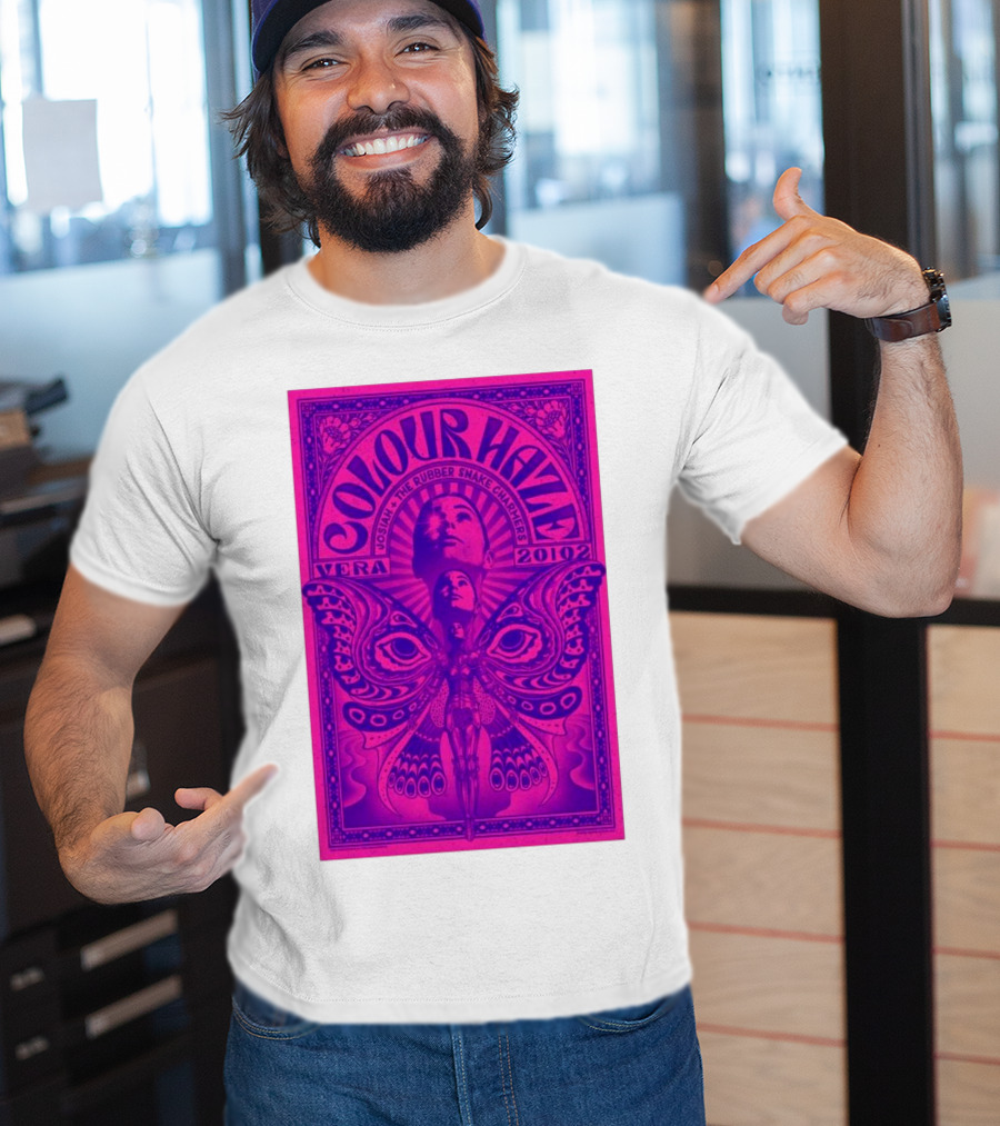 Colour Haze Vera Groningen Netherlands Feb 20 2025 Josiah The Rubber Snake Charmers T-Shirt