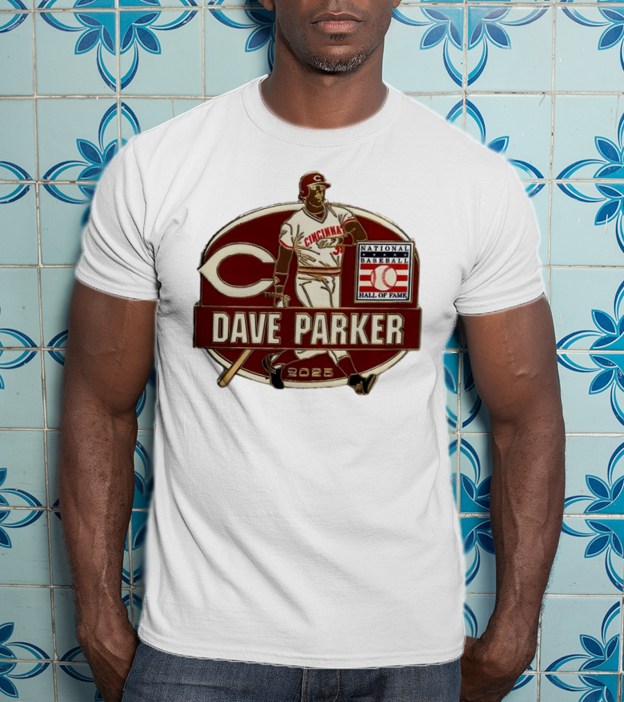 Dave Parker Cincinnati Reds National Baseball Hall Of Fame 2025 Collector’s T-Shirt