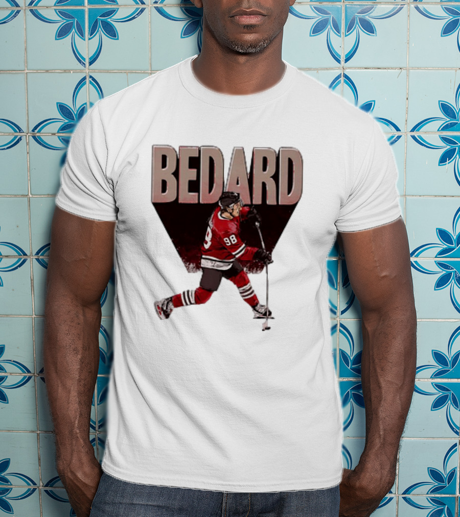 Connor Bedard Chicago Blackhawks NHL Hockey Number 98 Vintage Style T-Shirt