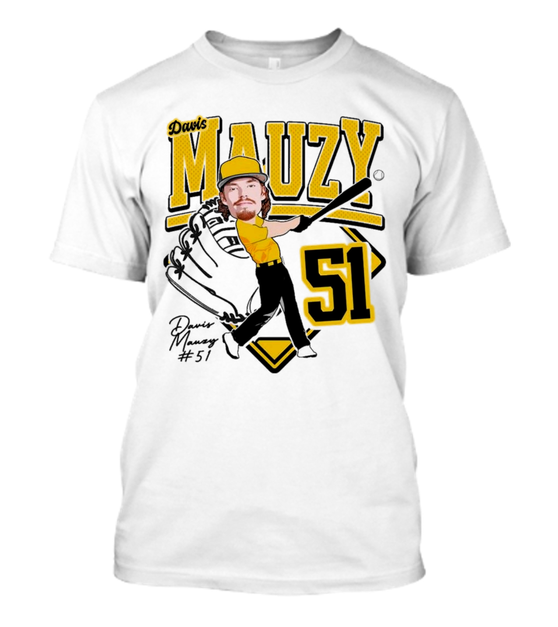 Davis Mauzy Baseball 51 T-Shirt