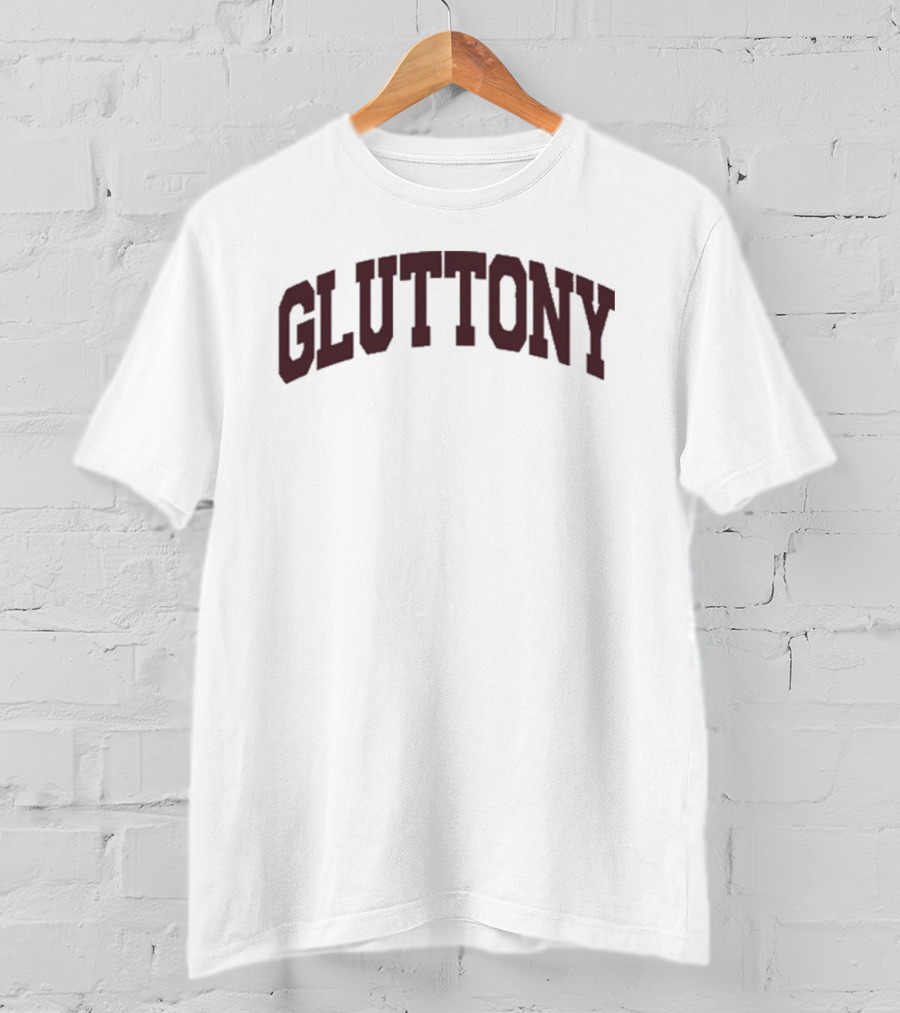 Corbin Gluttony Arch Text T-Shirt