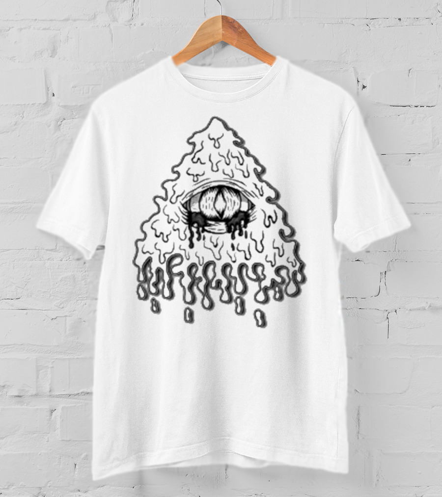 Dean Mercer Oculus Dripping Hooded Figure T-Shirt