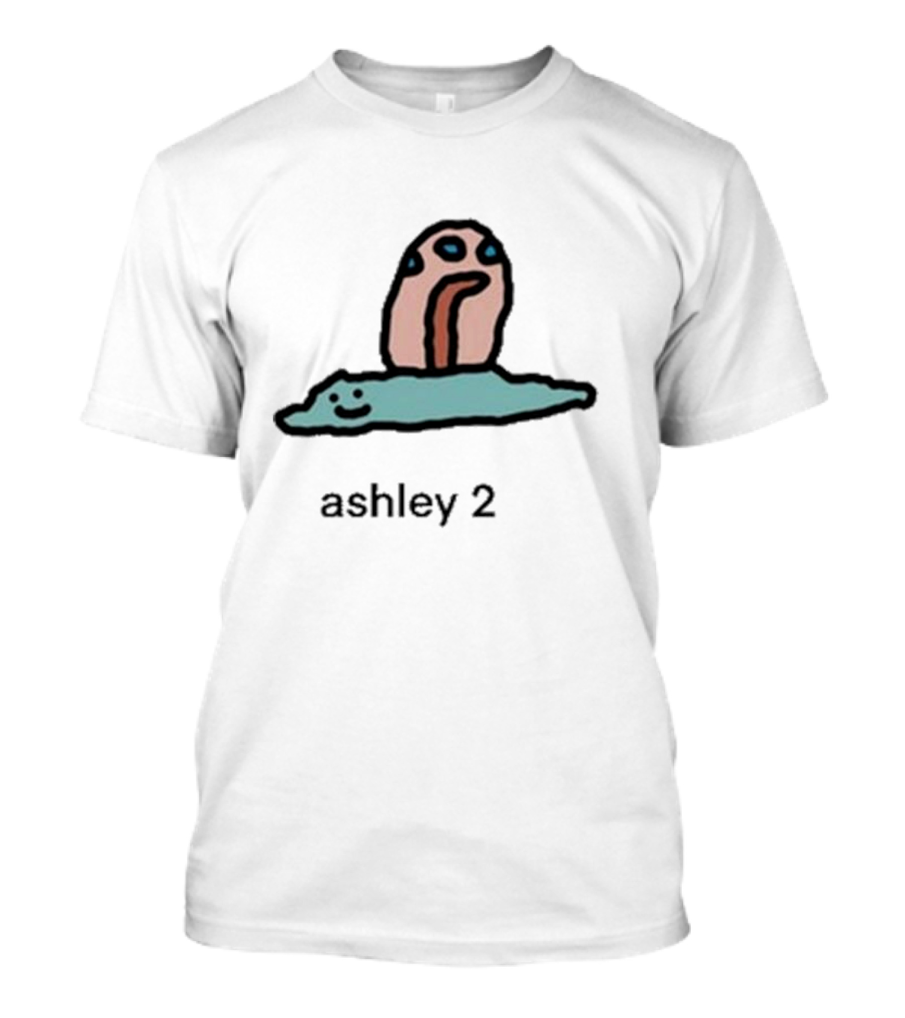 Dale’s Bits Ashley 2 Smiling Creature With Mushroom Design T-Shirt