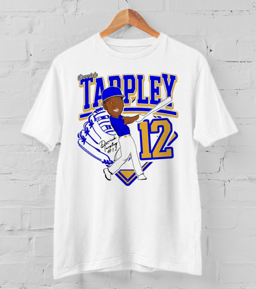 Derrick Tarpley 12 Baseball Player Art 2025 T-Shirt
