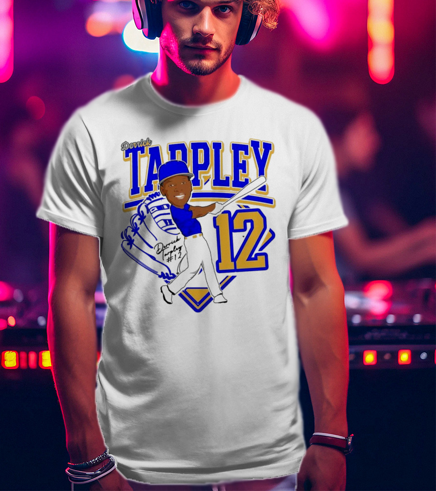 Derrick Tarpley 12 Baseball Player Art 2025 T-Shirt
