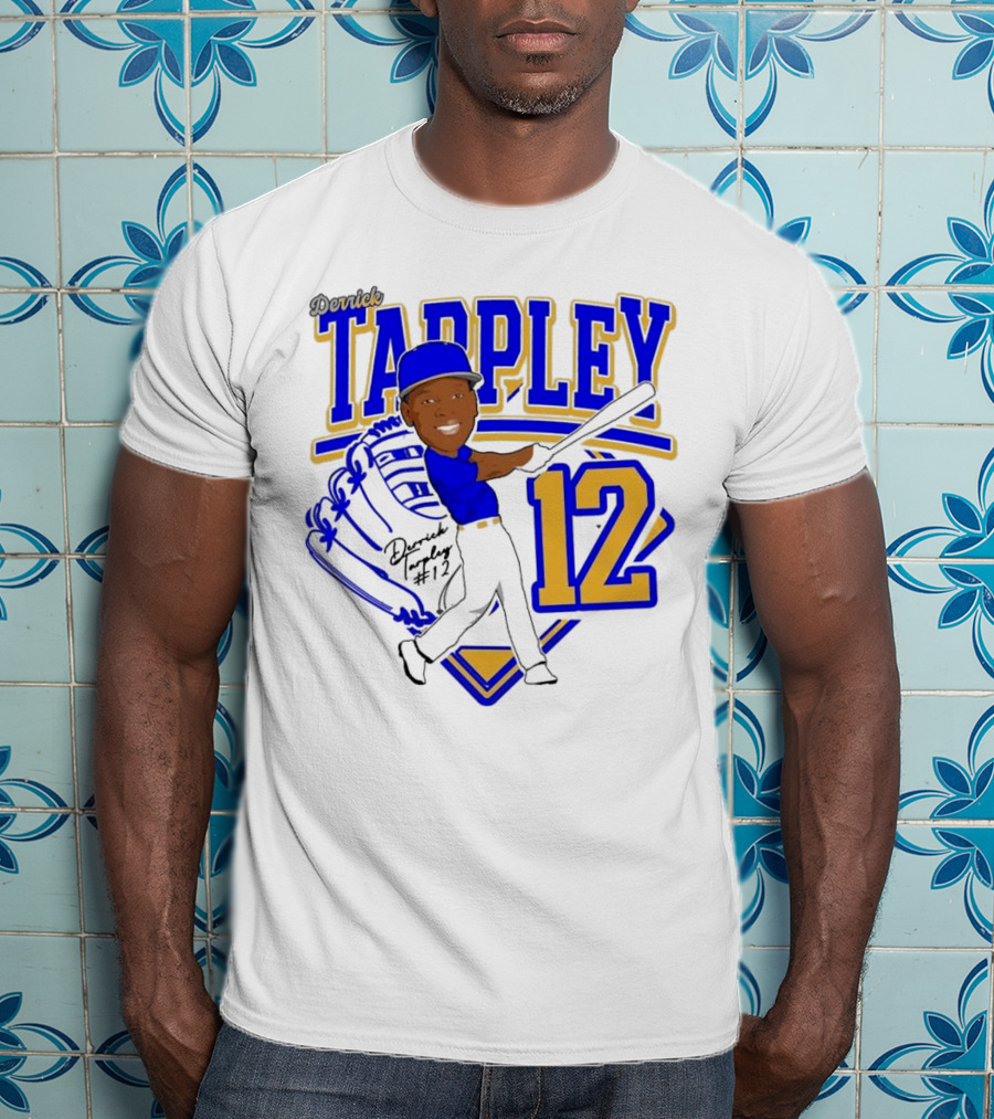 Derrick Tarpley 12 Baseball Player Art 2025 T-Shirt