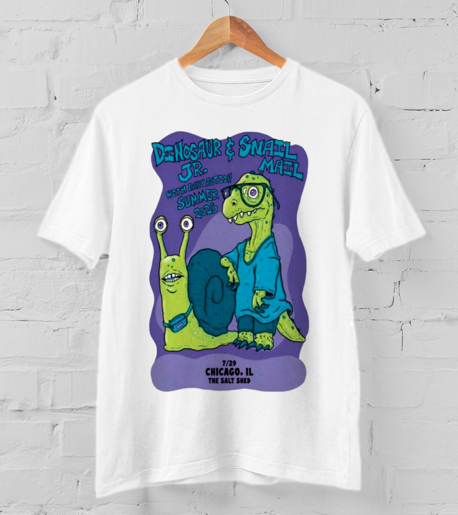 Dinosaur Jr. Snail Mail Summer 2025 Chicago IL The Salt Shed T-Shirt