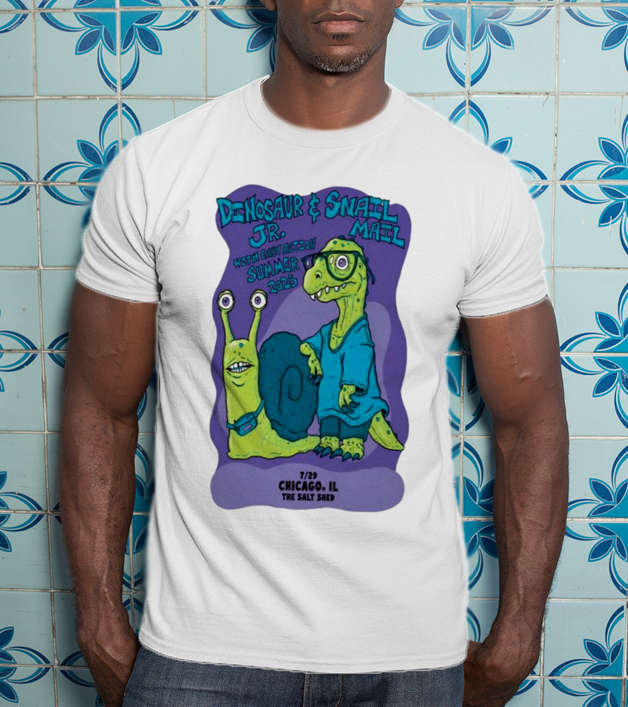 Dinosaur Jr. Snail Mail Summer 2025 Chicago IL The Salt Shed T-Shirt