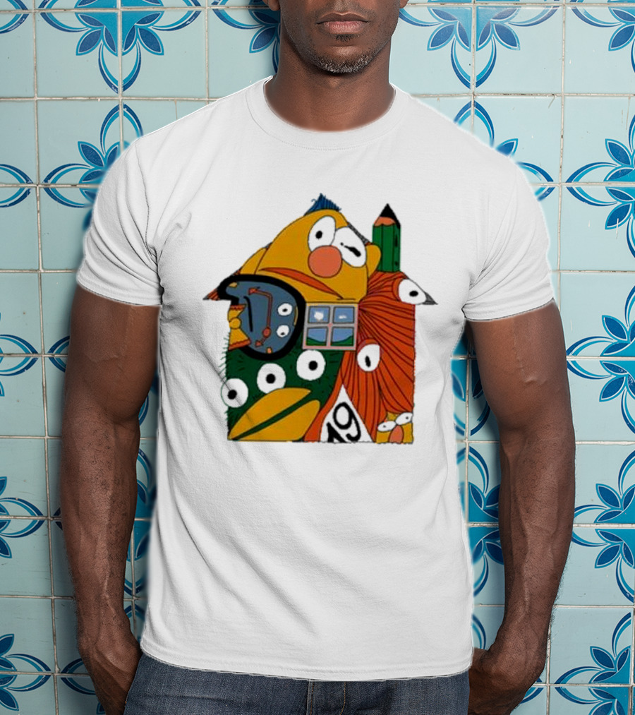 Don’t Hug Me I’m Scared And Pencil Characters T-Shirt