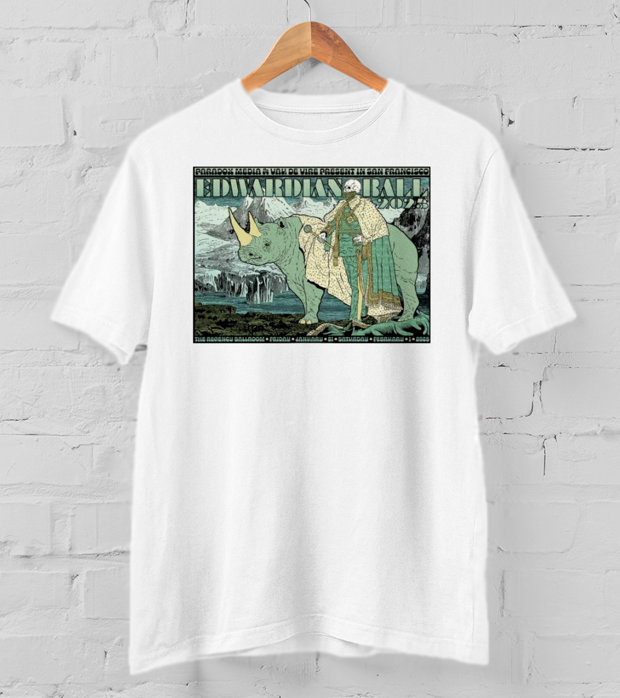 Paradox Media Vau De Vire Edwardian Ball 2025 San Francisco Regency Ballroom Jan 31 Feb 1 T-Shirt