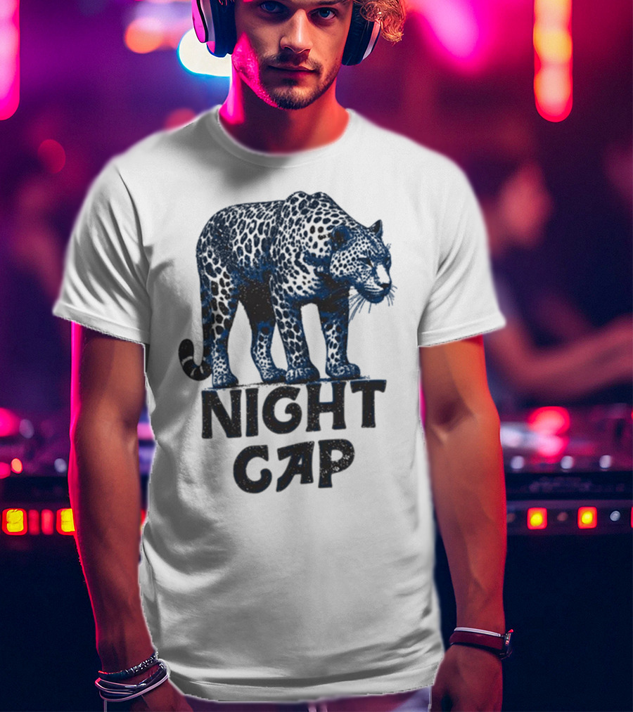 Night Cap Eighty Four Vintage Cat T-Shirt