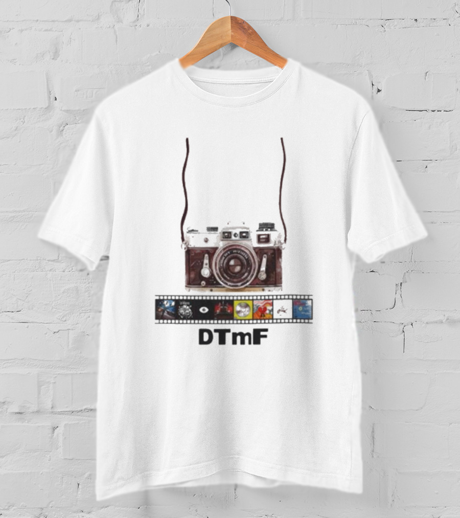DTmF Camera Filmstrip Album 2025 Bad Bunny Signature T-Shirt