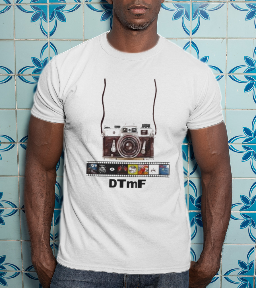 DTmF Camera Filmstrip Album 2025 Bad Bunny Signature T-Shirt
