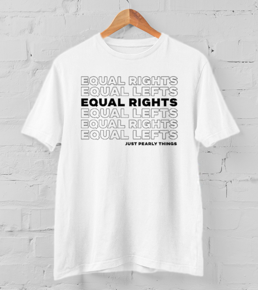 Equal Rights Equal Lefts Boxing Gloves Feminist Statement T-Shirt