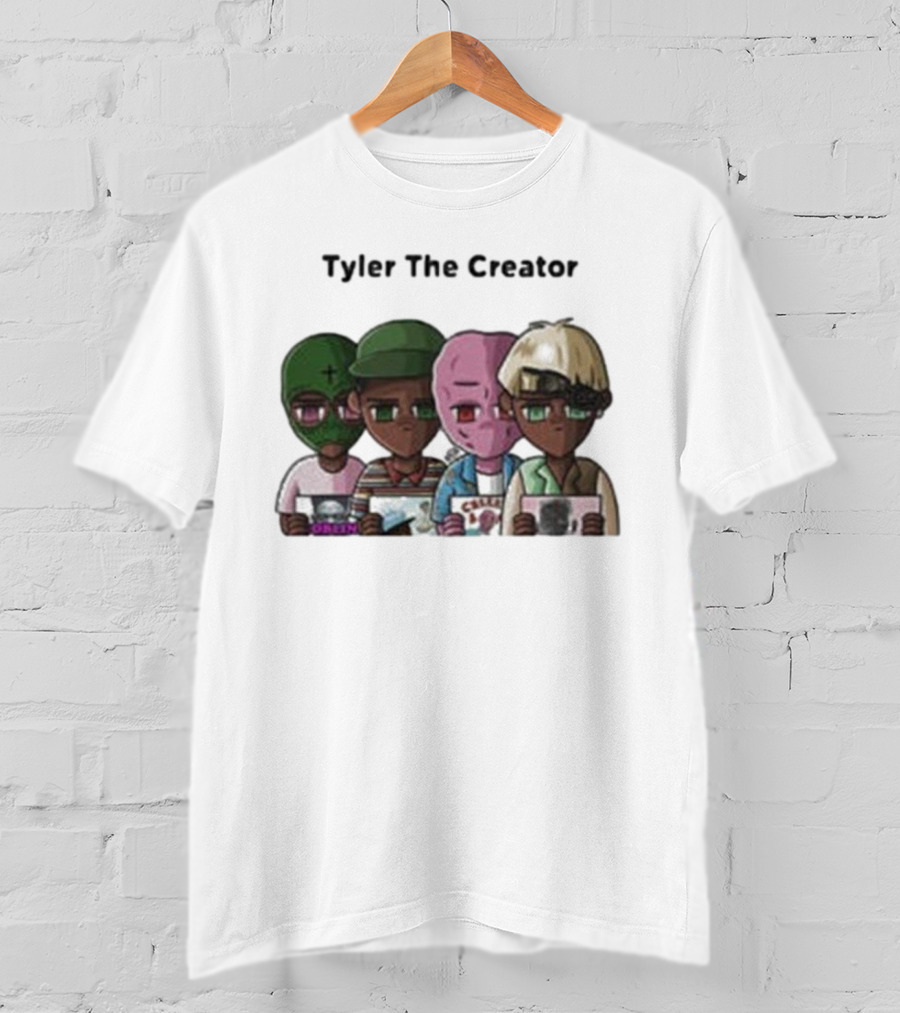 Evolution Tyler The Creator Flower Boy Goblin Wolf Cherry Bomb T-Shirt