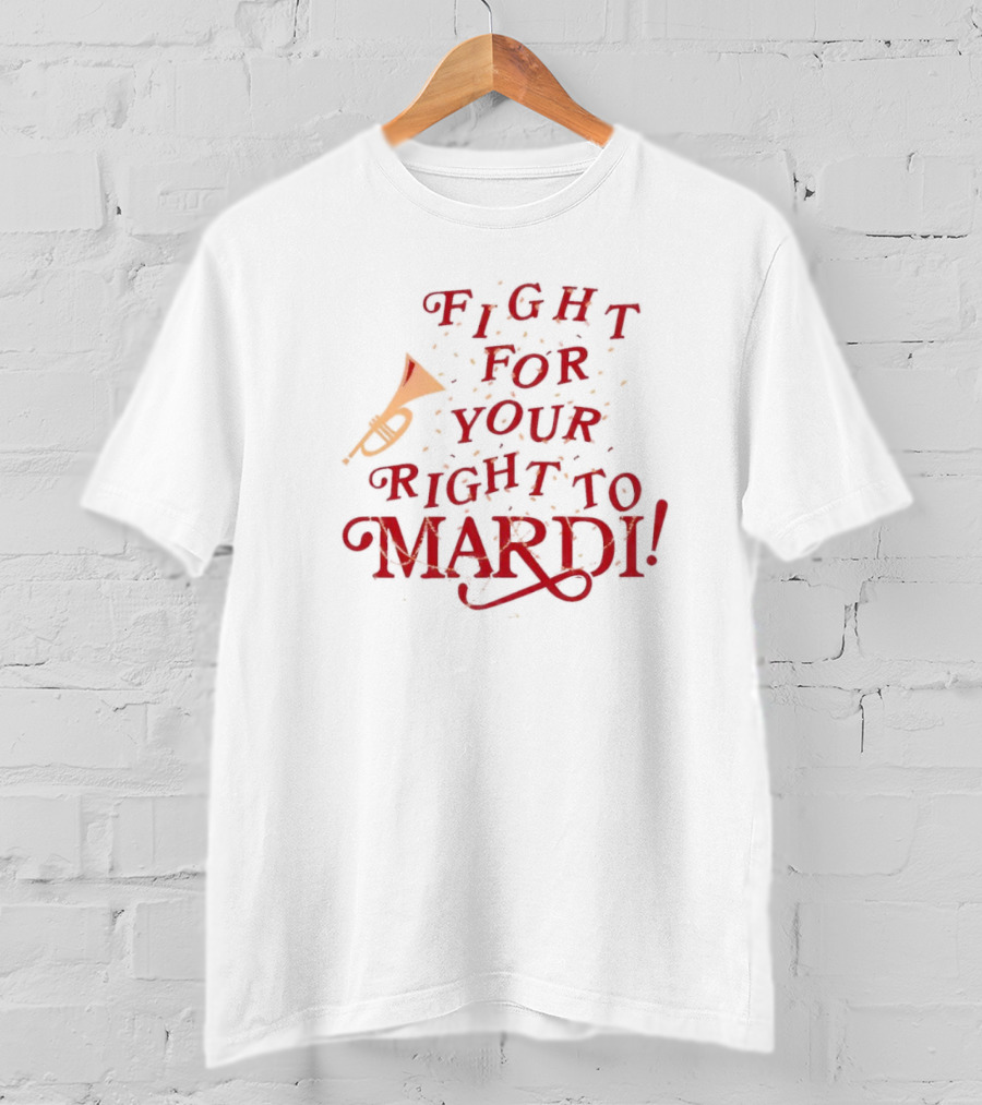 Fight For Your Right To Mardi Kansas City Chiefs Win Buffalo Bills NFL T-Shirt