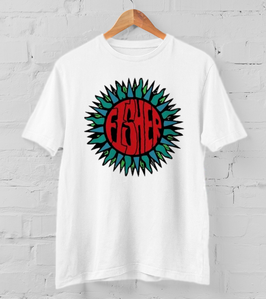 Fisher Sunburst Soak Up The Sun Colorful Vibes T-Shirt