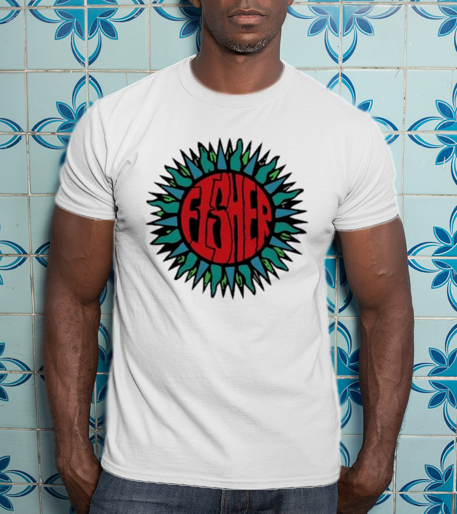 Fisher Sunburst Soak Up The Sun Colorful Vibes T-Shirt