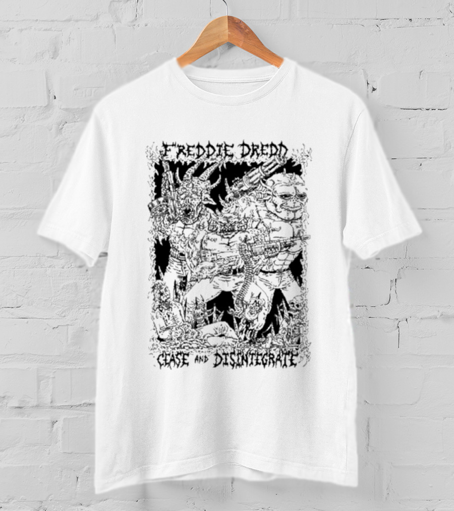 Freddie Dredd Cease & Disintegrate T-Shirt