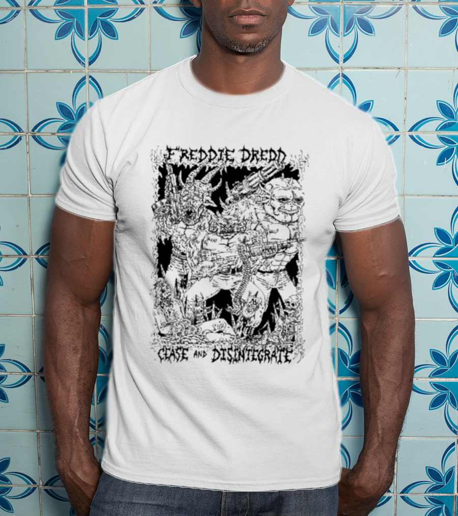 Freddie Dredd Cease & Disintegrate T-Shirt
