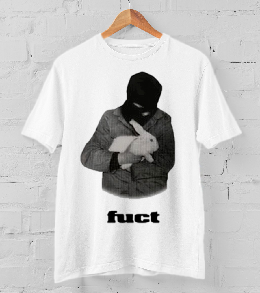 Fuct Robber Holding Rabbit Kill People Not Animals T-Shirt