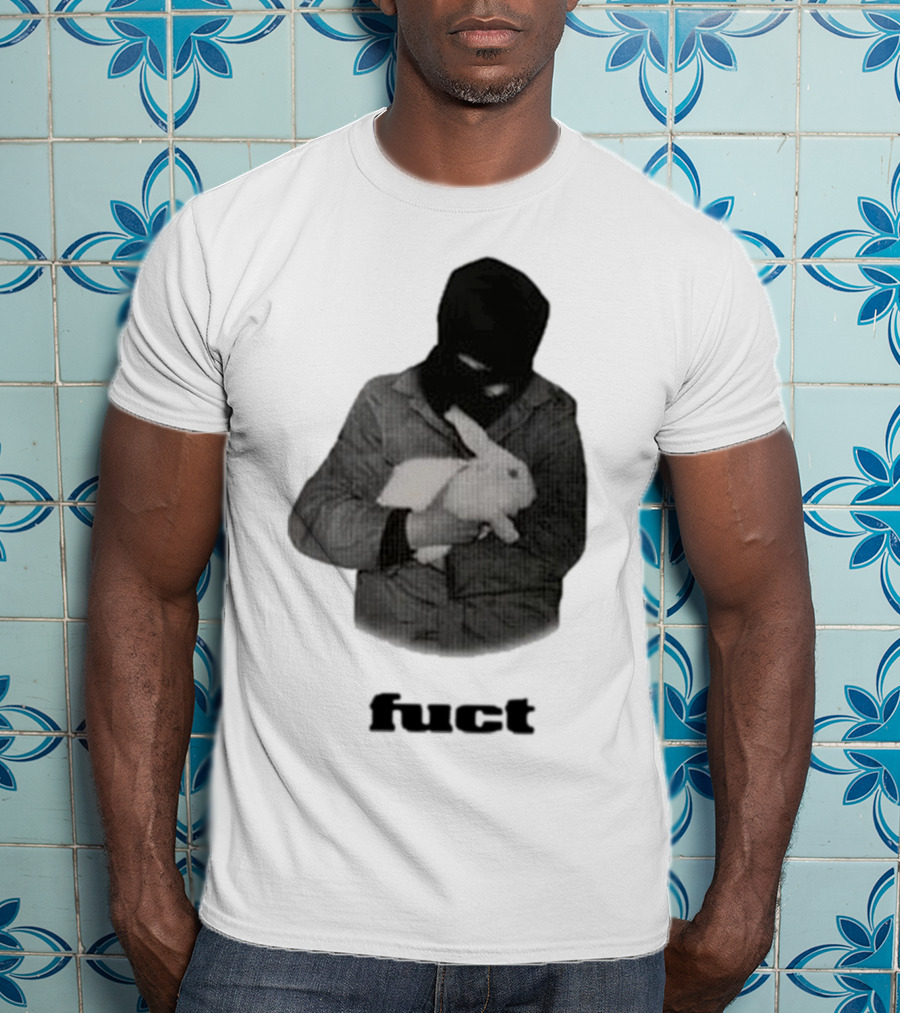 Fuct Robber Holding Rabbit Kill People Not Animals T-Shirt