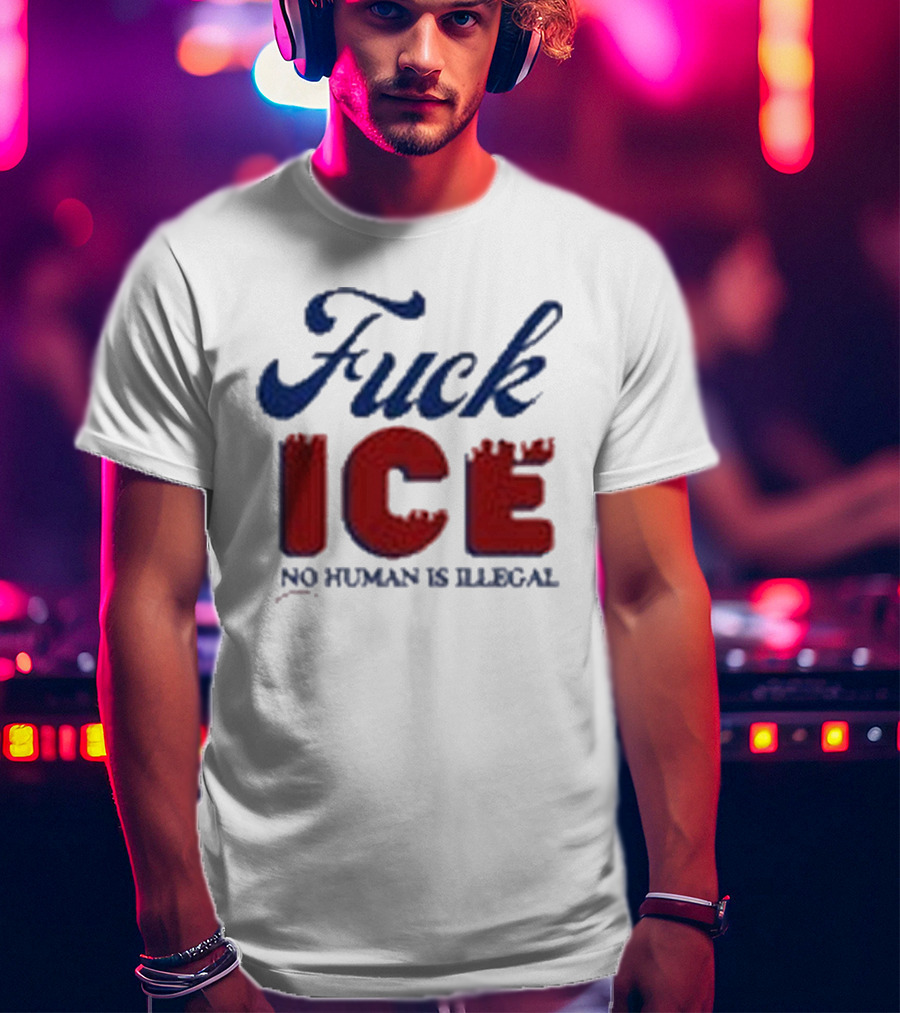 Funny Mexico Fuck ICE No Humans Is Illegal T-Shirt