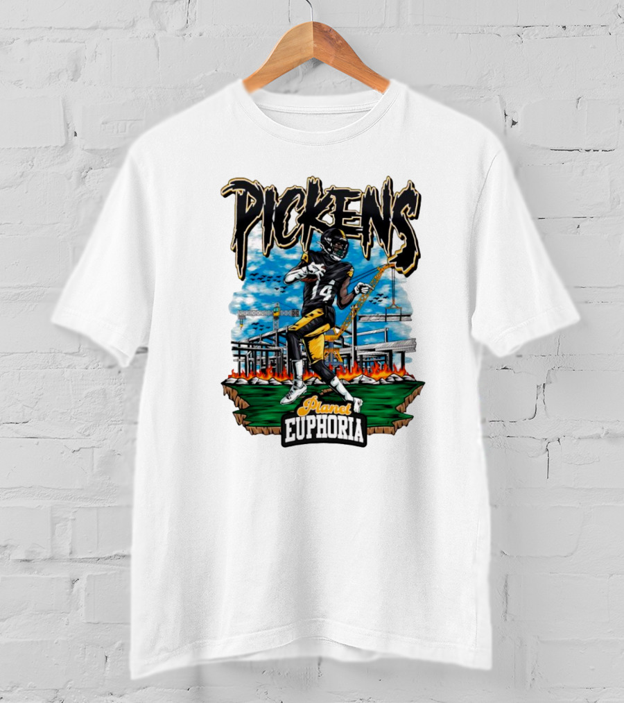 Pickens Planet Euphoria Pittsburgh Steelers NFL T-Shirt