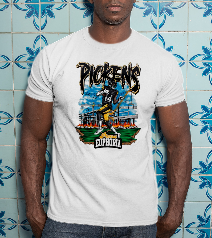 Pickens Planet Euphoria Pittsburgh Steelers NFL T-Shirt