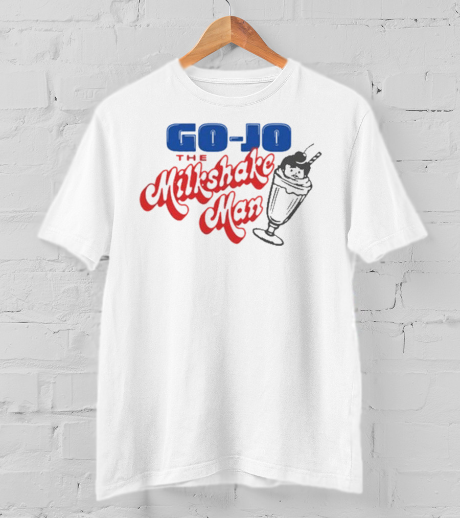 Go Jo The Milkshake Man Retro Style Beverage Lover T-Shirt