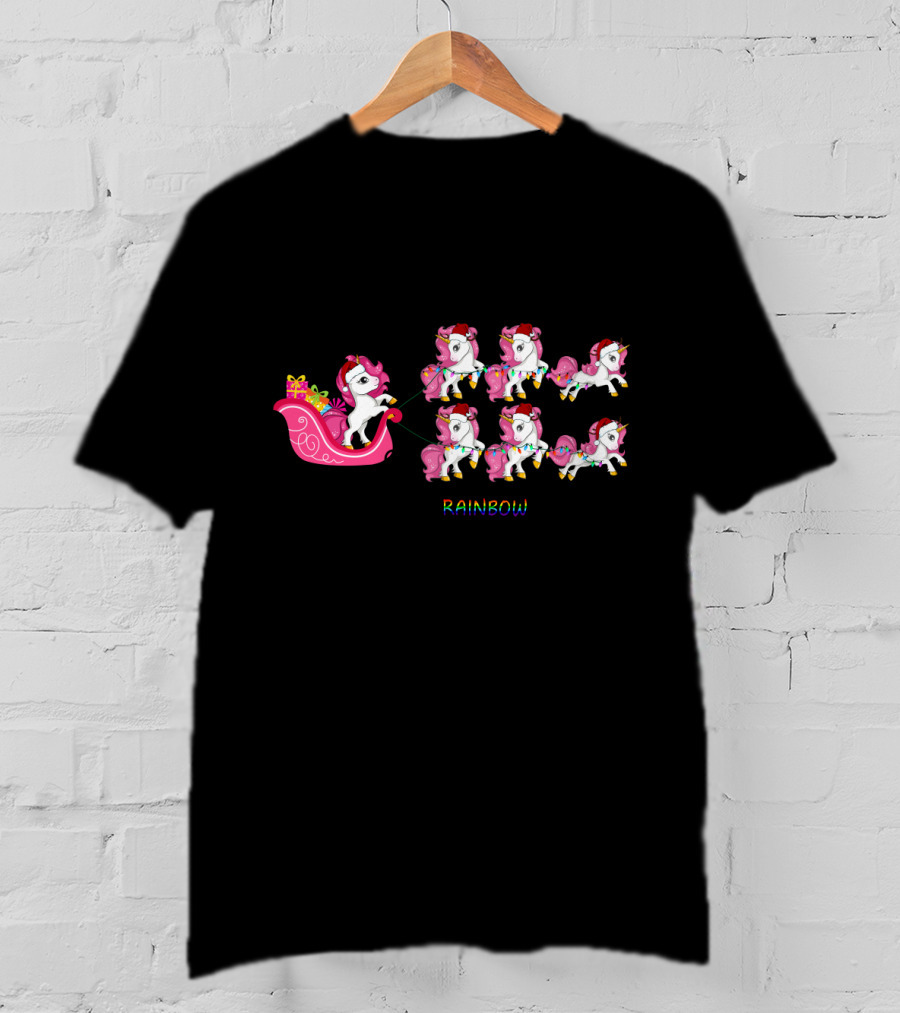 I Am Dreaming Of A Rainbow Christmas T-Shirt