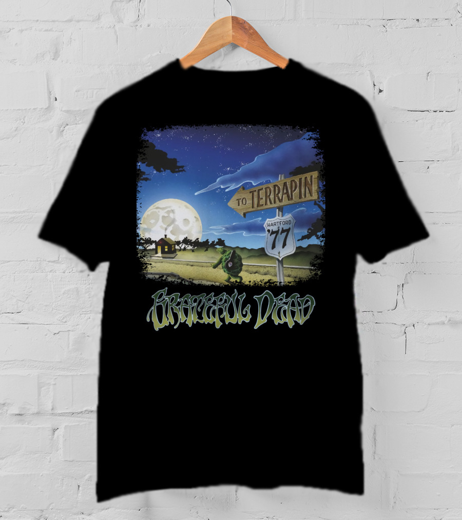 Grateful Dead Terrapin Hartford '77 Moonlit Journey T-Shirt