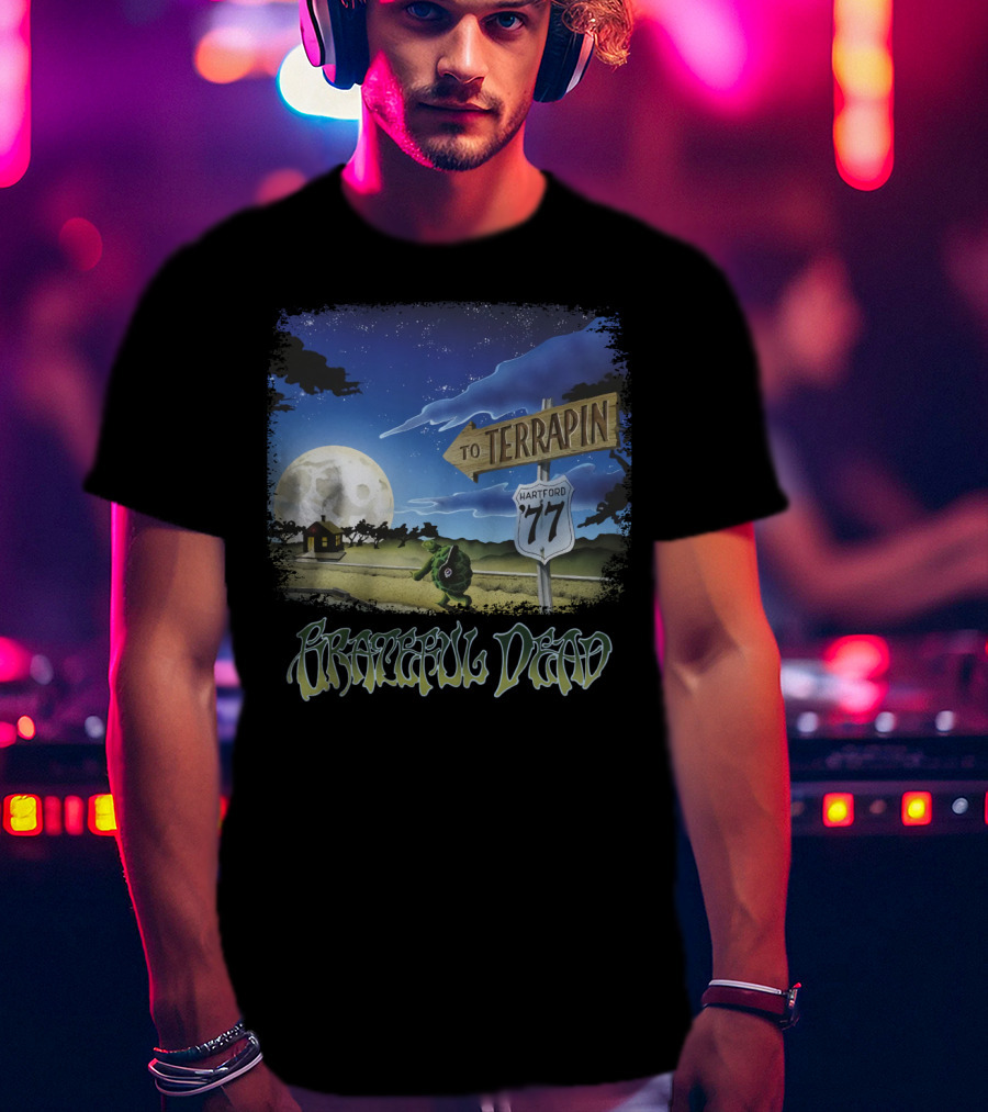 Grateful Dead Terrapin Hartford '77 Moonlit Journey T-Shirt