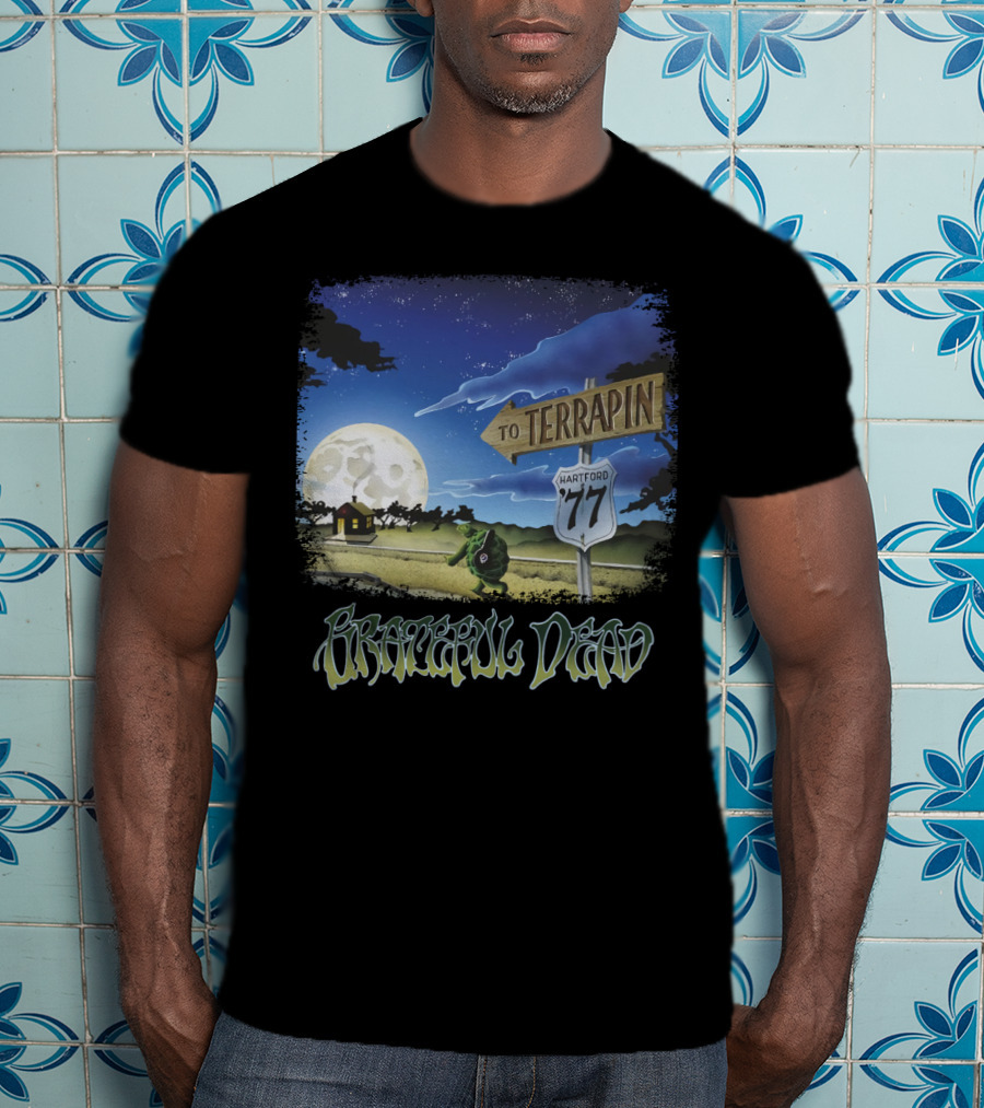 Grateful Dead Terrapin Hartford '77 Moonlit Journey T-Shirt