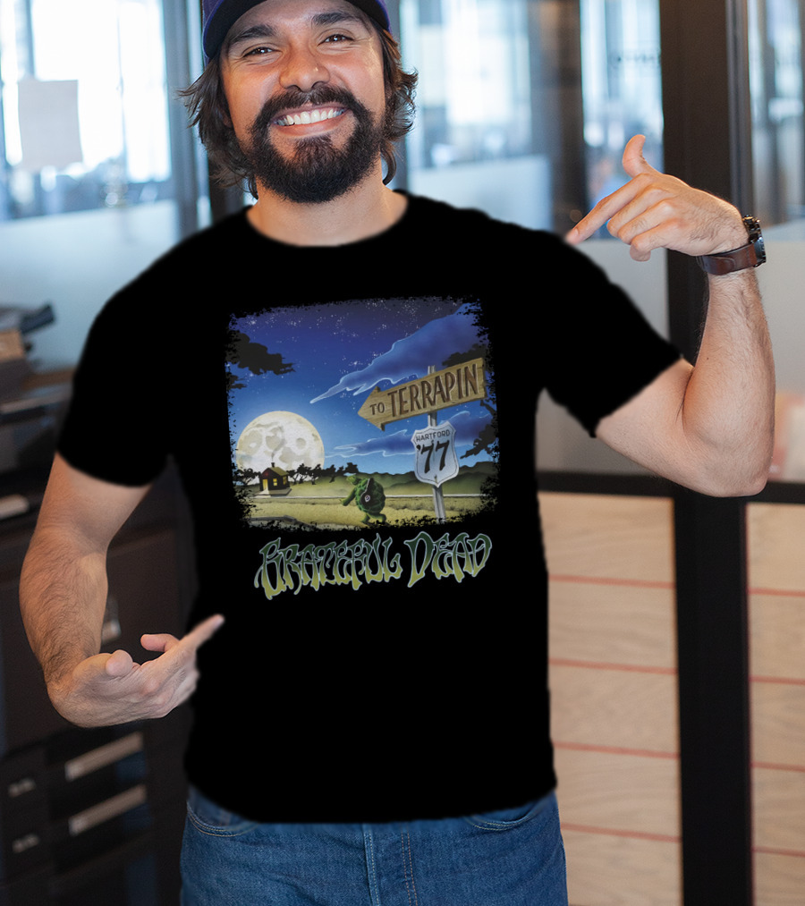 Grateful Dead Terrapin Hartford '77 Moonlit Journey T-Shirt
