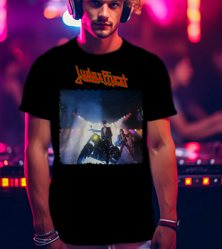 Judas Priest Unleashed In The East Motorcycle Concert Scene T-Shirt