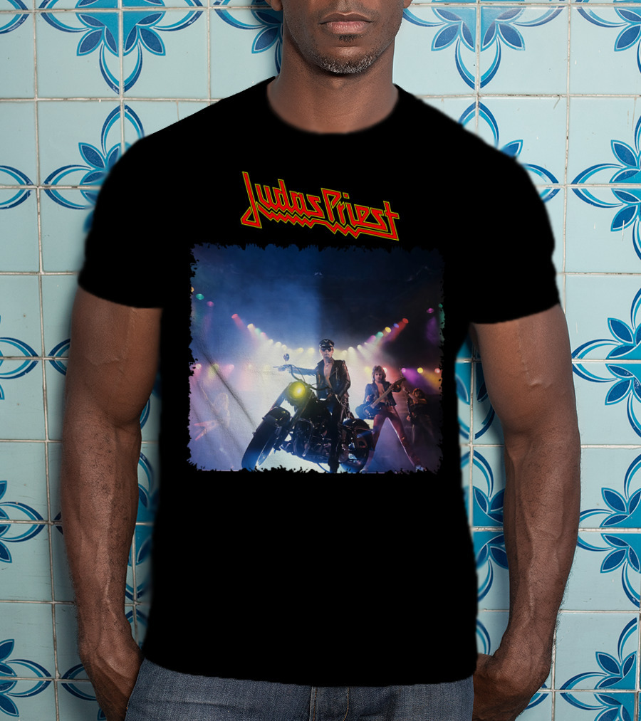 Judas Priest Unleashed In The East Motorcycle Concert Scene T-Shirt