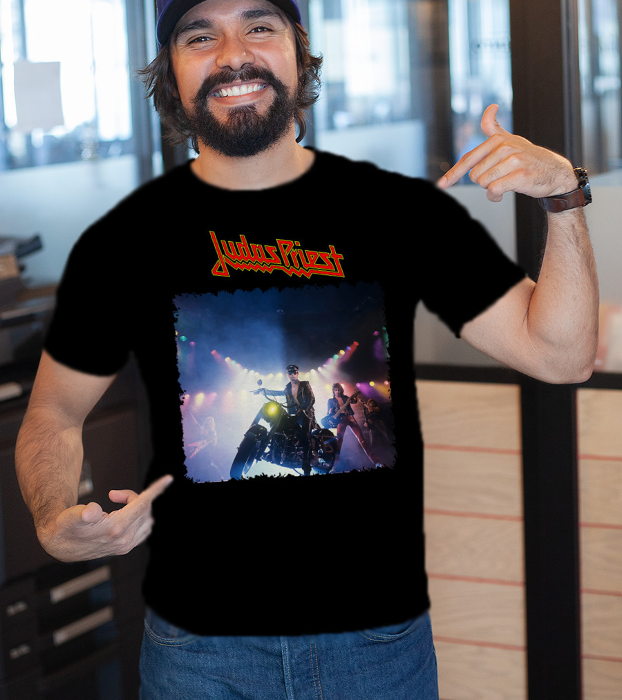 Judas Priest Unleashed In The East Motorcycle Concert Scene T-Shirt
