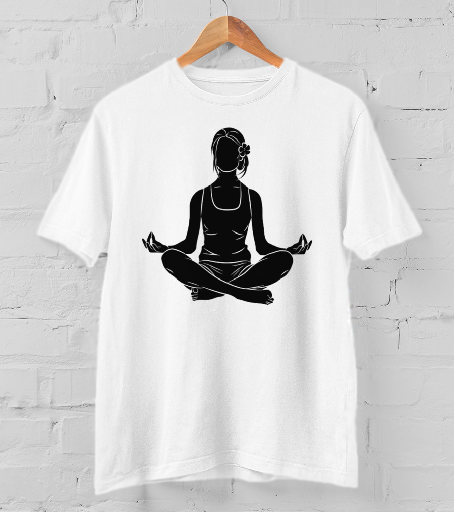 Namast'ay Home Get High Weed Yoga Meditation Pose T-Shirt