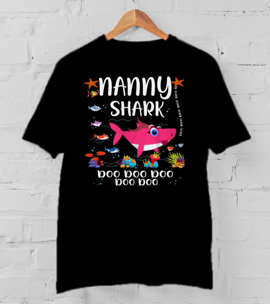 Nanny Shark Doo Doo Doo Doo Ocean Family Adventure T-Shirt
