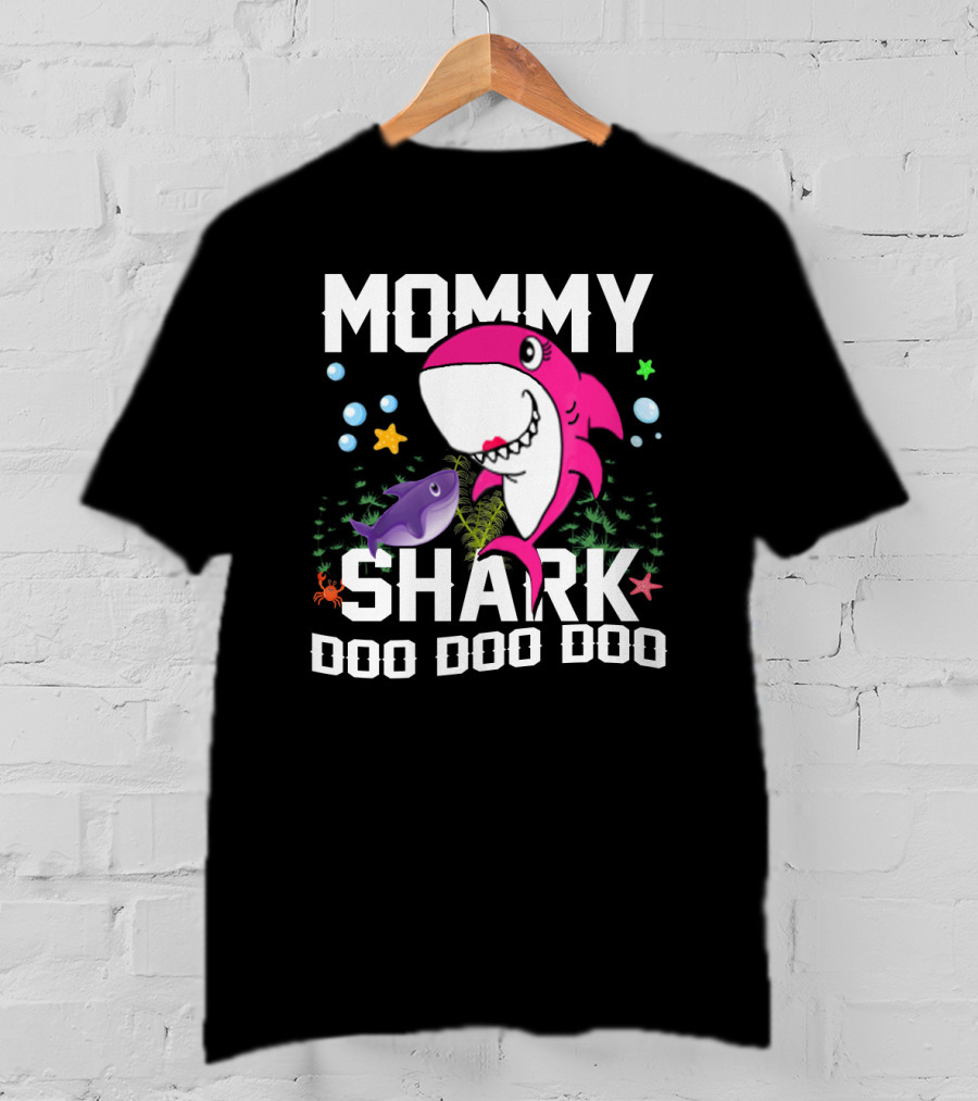 Mommy Shark Doo Doo Doo Mother Gramma Shark T-Shirt