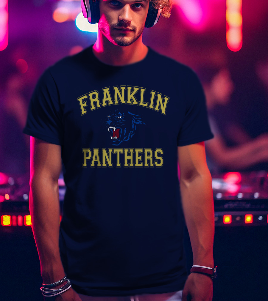 Franklin Panthers Roaring Sports Team Spirit T-Shirt
