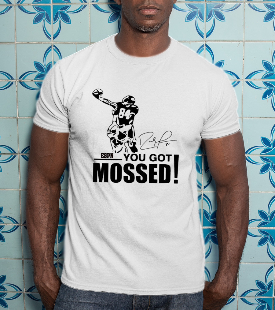 ESPN You Got Mossed 84 Signature Football T-Shirt