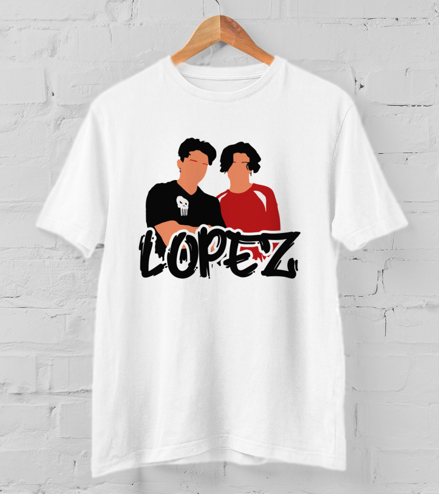 LOPEZ Punisher Skull Duo T-Shirt