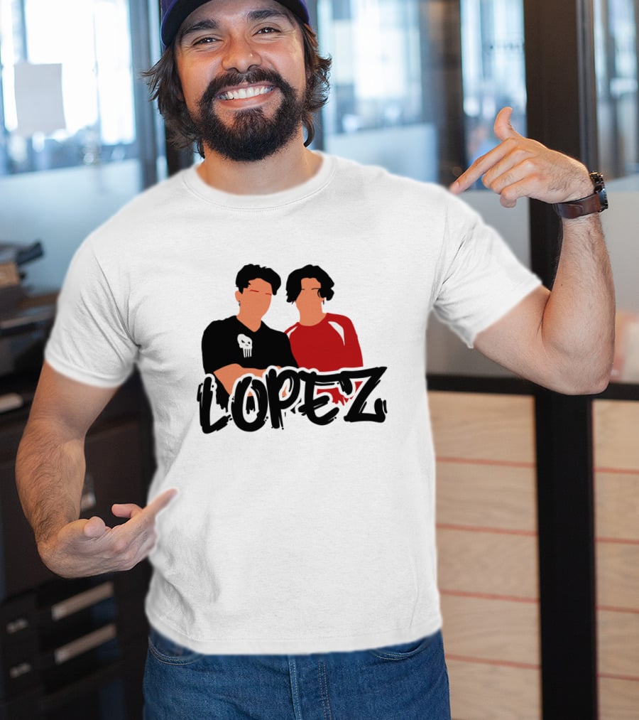 LOPEZ Punisher Skull Duo T-Shirt