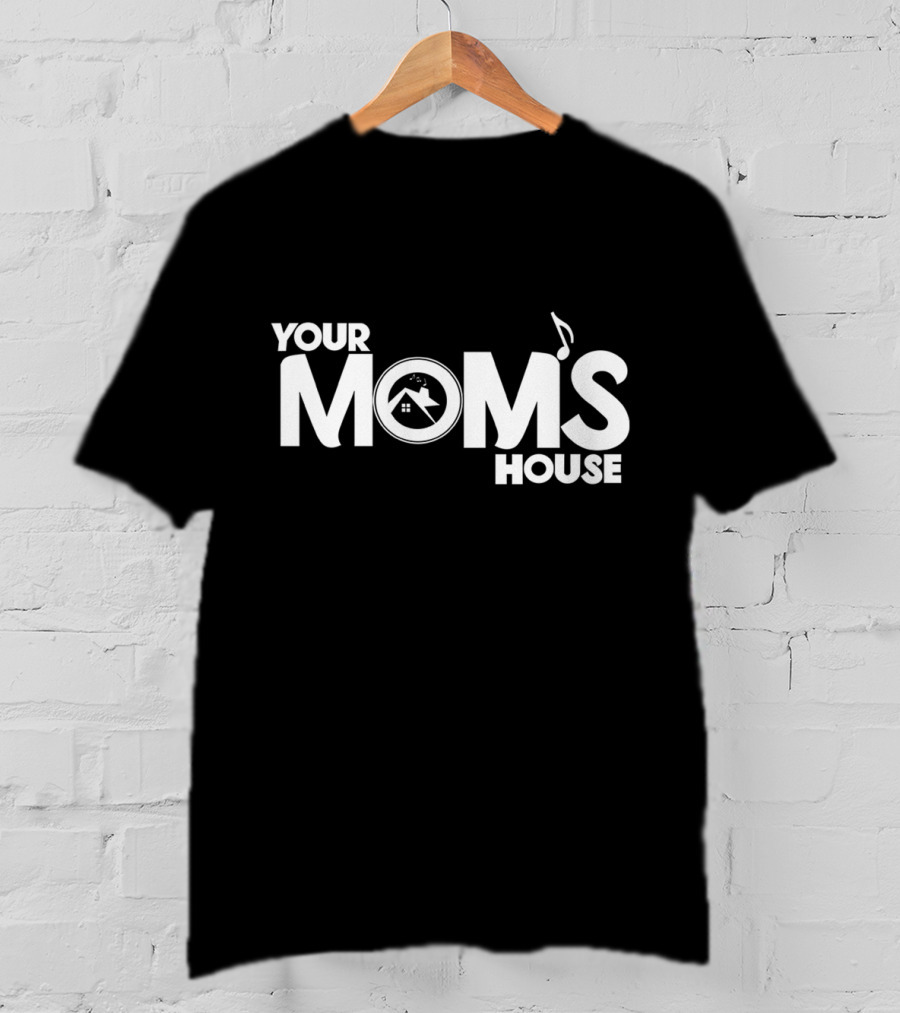 YOUR MOMS HOUSE Music And Home Symbol Collection T-Shirt