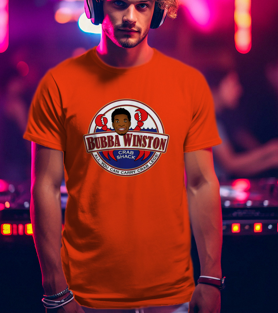 Bubba Winston Crab Shack All You Can Carry Crab Legs T-Shirt