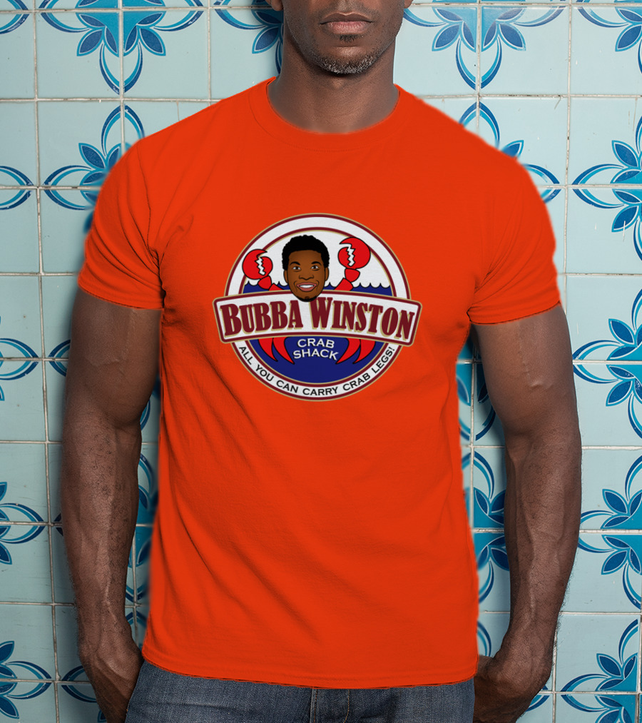 Bubba Winston Crab Shack All You Can Carry Crab Legs T-Shirt