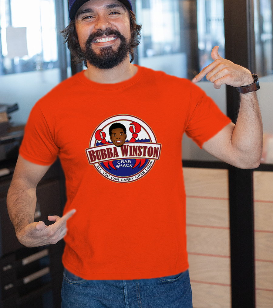 Bubba Winston Crab Shack All You Can Carry Crab Legs T-Shirt